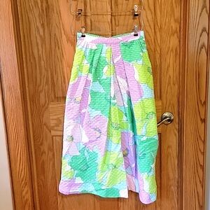 Vintage Women's Floral Skirt